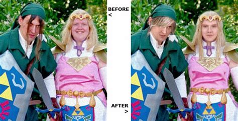 Cosplay Girls Before And After Photoshop 31 Pics