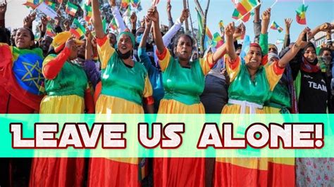 Hands Off Ethiopia Millions Of Ethiopians Protest Western Interference Youtube