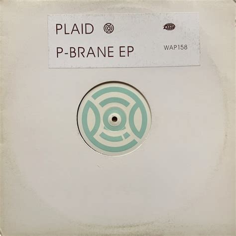 【12”】plaid P Brane Ep Warp Records Wap158 Cpvinyl ￥3000以上の購入で