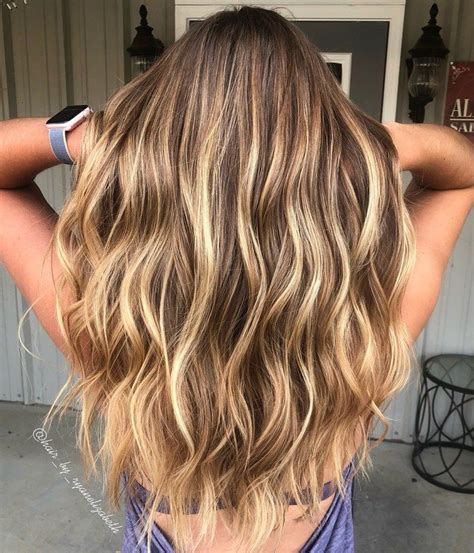 Whenever you feel like your simple brown or standard blonde are getting too tiring and you are in need for a fun change, choose between reddish and golden brown hair color options. Light Brown Hair with Golden Blonde Balayage | Brown hair ...