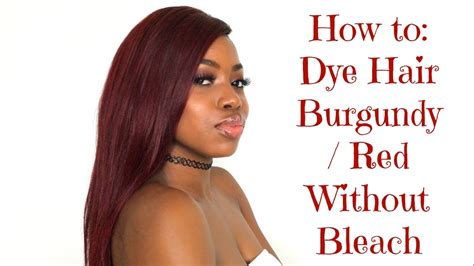 4 ways to dye hair grey without bleach. HOW TO: DYE HAIR BURGUNDY/ RED WITHOUT BLEACH | ft ...