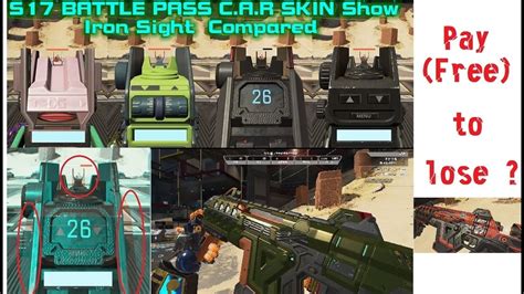 APEX S BATTLE PASS C A R SKIN Show And Compare Original FRONTIER FAITHFUL Iron Sight Pay To