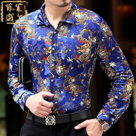 2017 Mens Fancy Shirts Flannel Shirt Mens Clothing Designer High