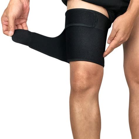 Sports Thigh Support Compression Sleeve For Women Men Brace Hamstring