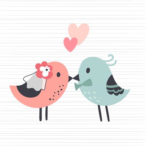 Wedding Birds Clipart Commercial Use Love Birds Png Svg Etsy