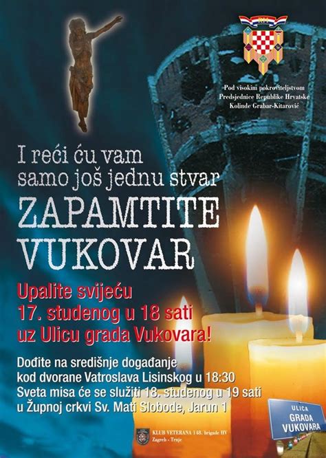 Pozivnica Na Obilje Avanje Dana Sje Anja Na Rtvu Vukovara I Kabrnje U