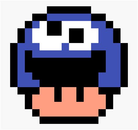 Mario Mushroom Pixel Art Free Transparent Clipart ClipartKey
