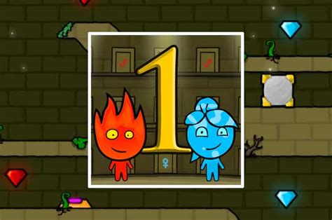 Heroes must help each other. Fireboy and Watergirl 1 Forest Temple - JeuxGratuitJeux