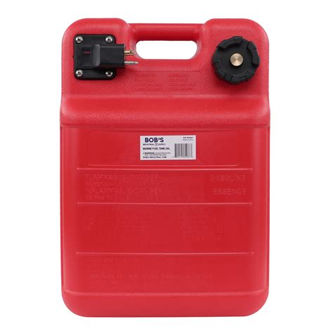 Bisupply Portable Boat Fuel Tank 6gal 24l Boat Gas Tank Outboard Tank