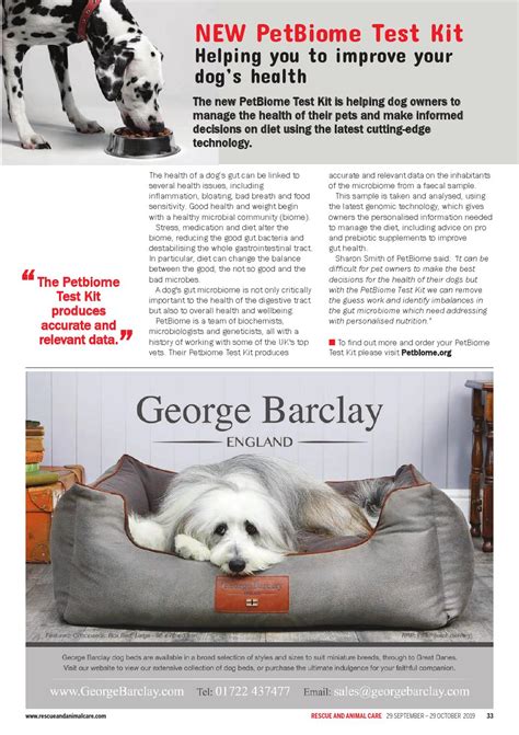 Rescue Animal Care Magazine 29th September October 2019 Issue 148 By