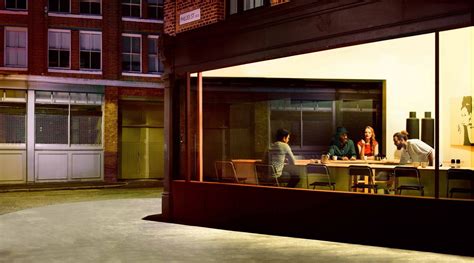This feeling can be understood by comparing nighthawks to hopper's earlier painting. Bytes: Re-creations