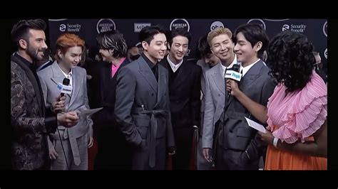 Bts Ama 2021 Red Carpet Interview Youtube