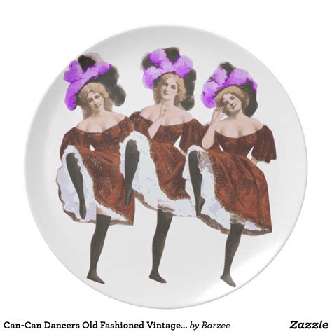can can dancers old fashioned vintage dance plate vintage dance vintage burlesque can can dancer