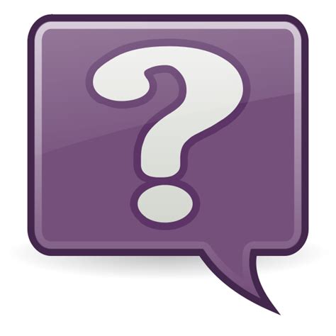 Vector Image Of Purple Shaded Question Mark Free Svg