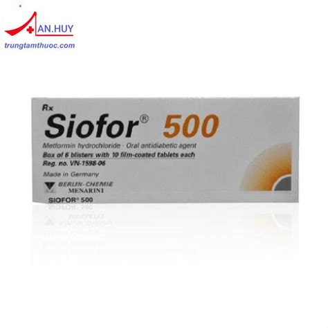 Thuốc Siofor 500mg là thuốc gì, giá bao nhiêu? có tác dụng gì?