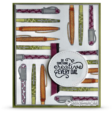 CARD: Do Something Creative Everyday Card from Crafting Forever | Stampin Up Demonstrator - Tami ...