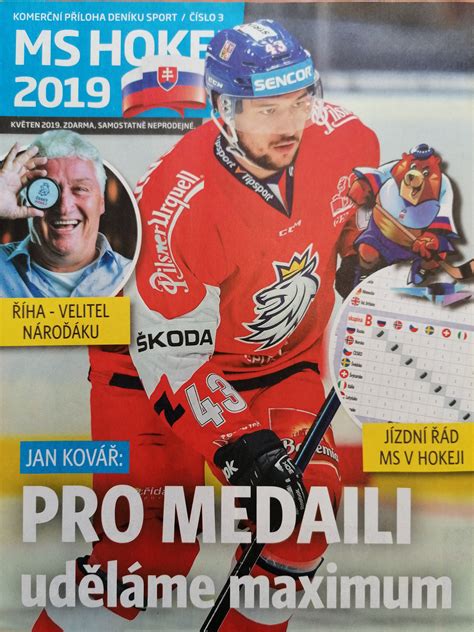 Června v lotyšsku v rize. MS hokej 2019 - komerční příloha Deníku Sport | Marken.cz - Knihy, dvd, ročenky a časopisy o sportu
