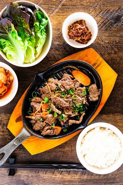 Maybe you would like to learn more about one of these? Bulgogi (Korean BBQ Beef) - My Korean Kitchen