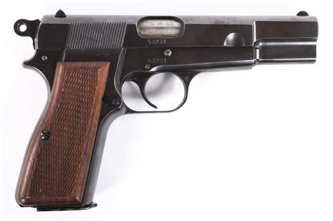 Lot Belgian Fn Browning Hi Power 9mm Pistol