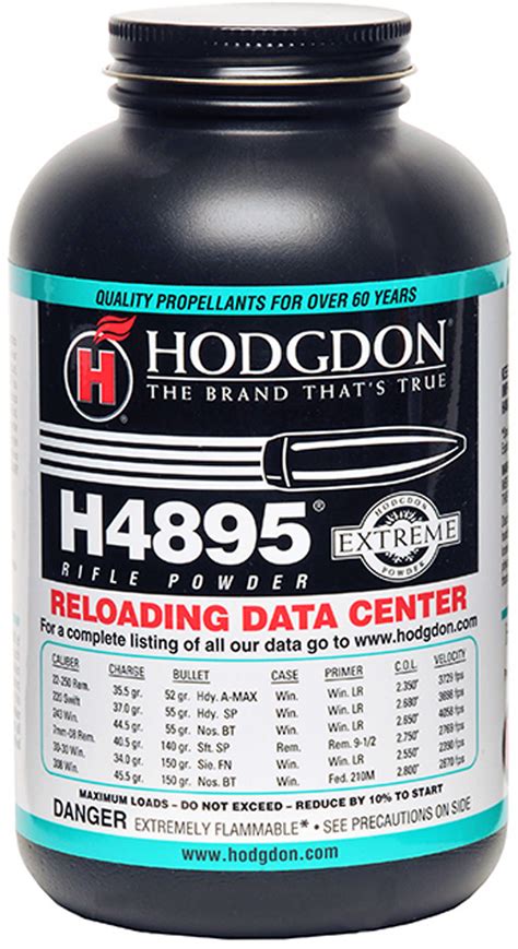 Hodgdon Powder H4895 Smokeless 1 Lb 11124367