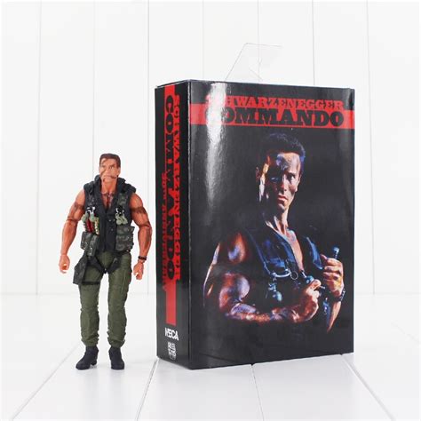 7 18cm Neca Commando 30th John Matrix Arnold Schwarzenegger Pvc Action
