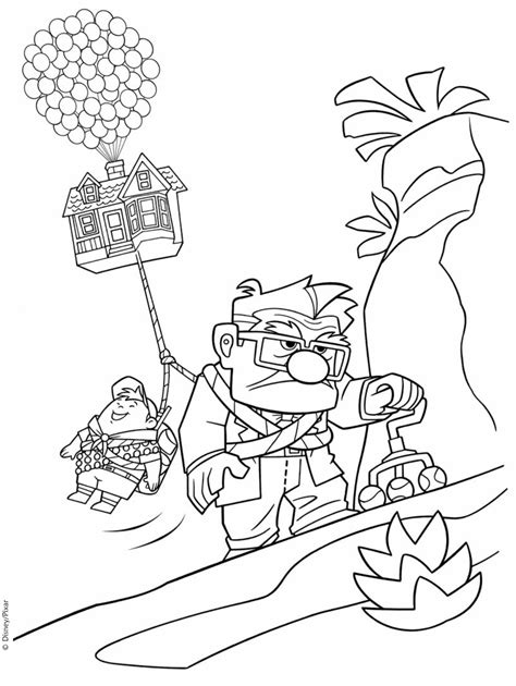 Coloring Of Upstairs For Children Up Kids Coloring Pages