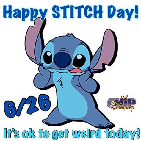 Happy Stitch Day How Will You Celebrate Experiment 626 Stitchday