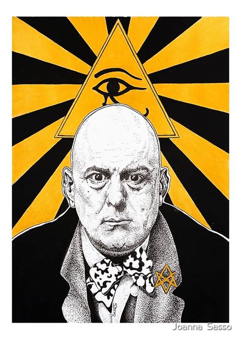 Aleister Crowley By Joanna Sasso Redbubble