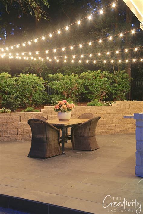 Hanging Up Outdoor String Lights How To Hang Outdoor String Lights