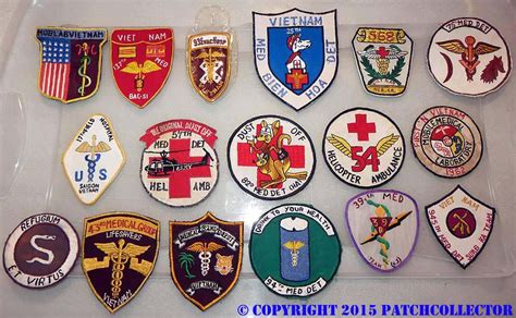 Vietnam War Era Medical Unit Patches Army And Usaaf Us Militaria