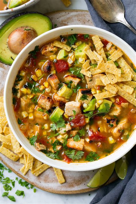 Grilled Chicken Tortilla Soup Cooking Classy