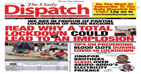 We did not find results for: Newspaper Headlines: Tuesday, April 14, 2020 - Adomonline.com