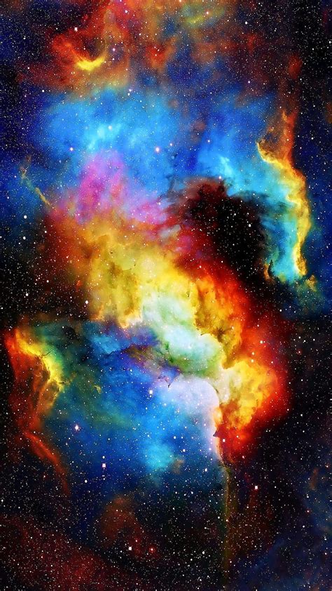 Colorful Galaxy Iphone Galaxy Space Nebula Cosmic Space Background