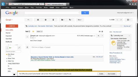 How To Check Your Email Gmail User Youtube