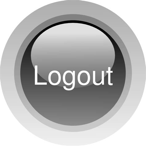 Logout Button Clip Art At Vector Clip Art Online Royalty