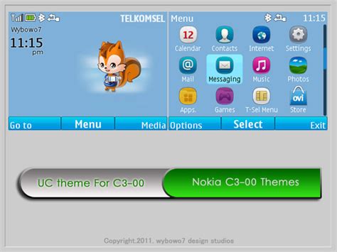 Nokia's default browser in not good. uc-browser-theme-c3-00-x2-01-asha-200-201-205-210-302