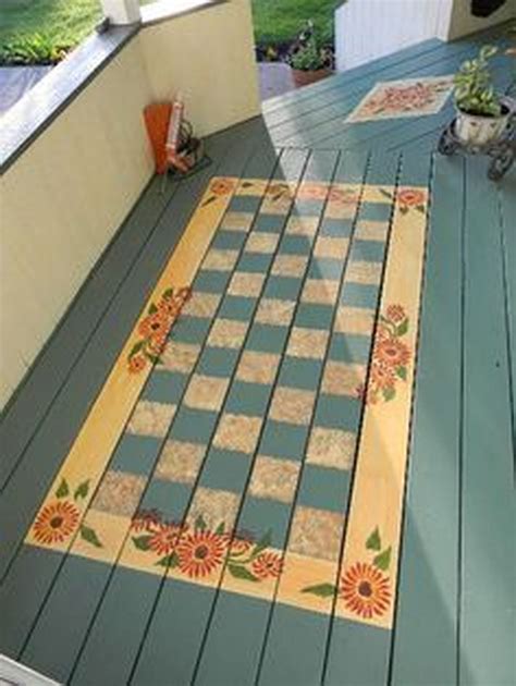 40 Stunning Painted Floor Tiles For Patio Decor Ideas Hoomdesign