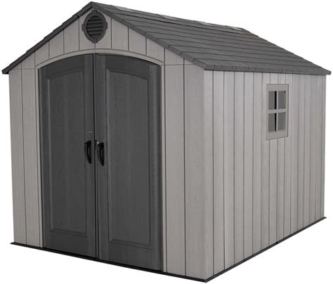 Lifetime 8x10 Rough Cut Plastic Shed Kit W Floor