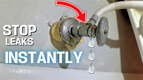 Instantly Fix Leaking Water Valves With This Simple Trick Youtube
