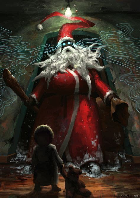 6 Evil Santa Claus Art Fantasy Art Christmas Art