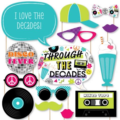 Big Dot Of Happiness Through The Decades 50s 60s 70s 80s 90s Party