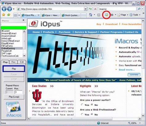 iMacros (Internet Macros) | heise Download
