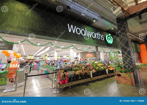 Woolworths Supermarket Australia Editorial Stock Image Image Of