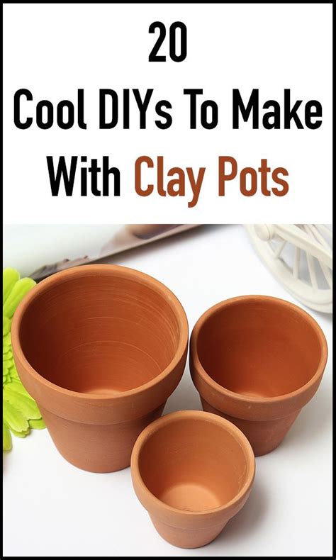 20 Cool Diys To Make With Clay Pots Clay Pot Crafts Clay Pots Clay