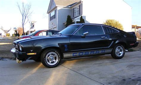 Black 1976 Ford Mustang Cobra Ii Hatchback Photo