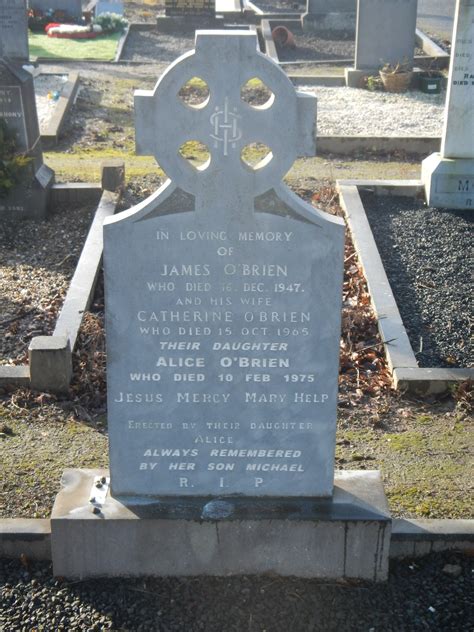 Alice Obrien 59428 Mount Saint Lawrence Cemetery