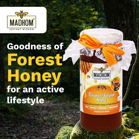 Turmeric Infused Honey 350gm 100 Natural Pure No Sugar Added