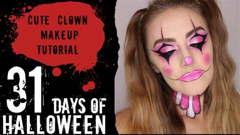 Cute Clown Halloween Makeup Tutorial 2019 Version Youtube