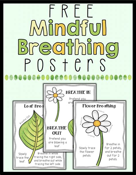 Free Printable Mindfulness Posters Free Printable Templates