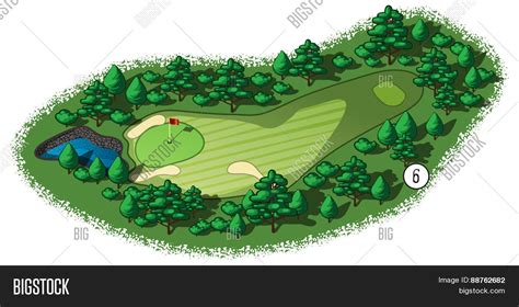 vector golf course vector and photo free trial bigstock